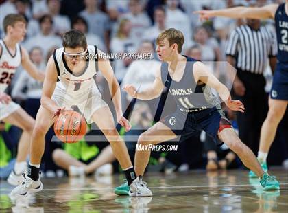 Thumbnail 3 in Amherst vs. Lincoln Lutheran (NSAA Class C2 Final) photogallery.