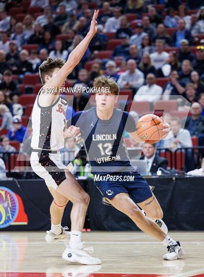 Thumbnail 2 in Amherst vs. Lincoln Lutheran (NSAA Class C2 Final) photogallery.