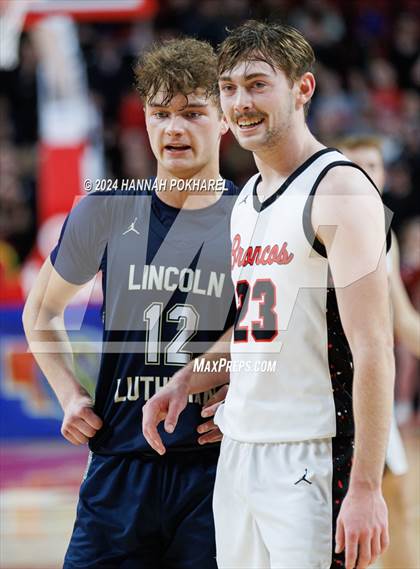 Thumbnail 2 in Amherst vs. Lincoln Lutheran (NSAA Class C2 Final) photogallery.