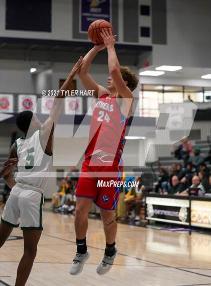 Thumbnail 1 in Indianapolis Crispus Attucks vs. Linton-Stockton (Sneakers for Santa Shootout) photogallery.