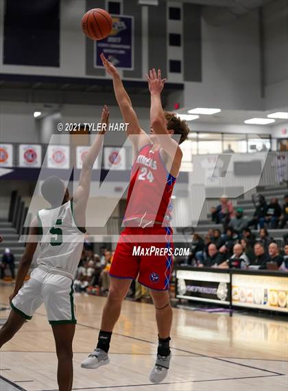 Thumbnail 3 in Indianapolis Crispus Attucks vs. Linton-Stockton (Sneakers for Santa Shootout) photogallery.