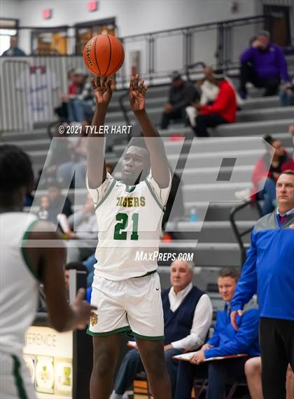 Thumbnail 1 in Indianapolis Crispus Attucks vs. Linton-Stockton (Sneakers for Santa Shootout) photogallery.