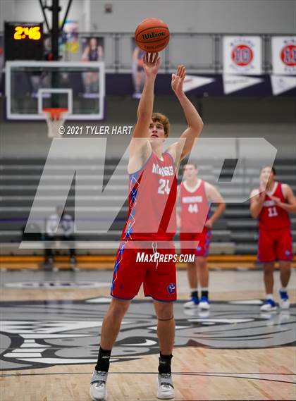 Thumbnail 2 in Indianapolis Crispus Attucks vs. Linton-Stockton (Sneakers for Santa Shootout) photogallery.