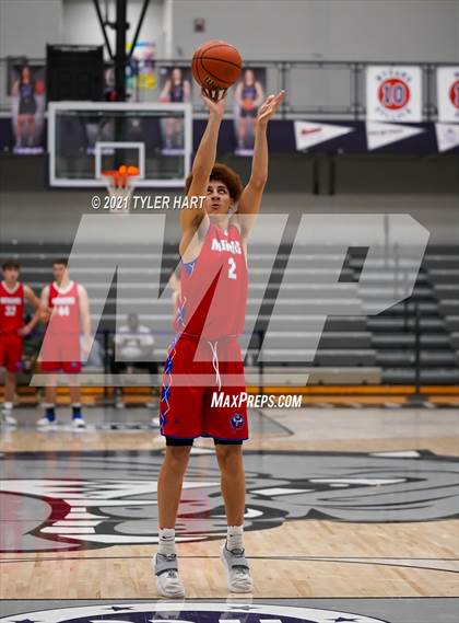 Thumbnail 3 in Indianapolis Crispus Attucks vs. Linton-Stockton (Sneakers for Santa Shootout) photogallery.