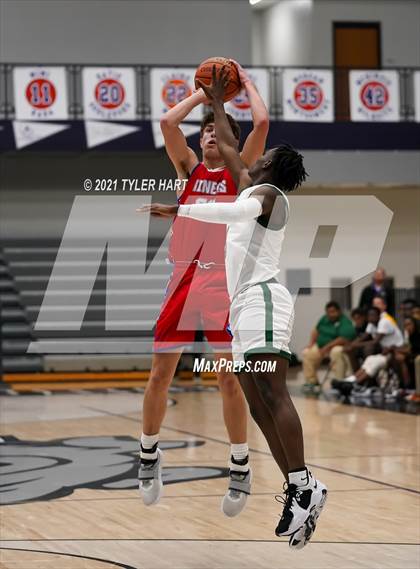 Thumbnail 3 in Indianapolis Crispus Attucks vs. Linton-Stockton (Sneakers for Santa Shootout) photogallery.