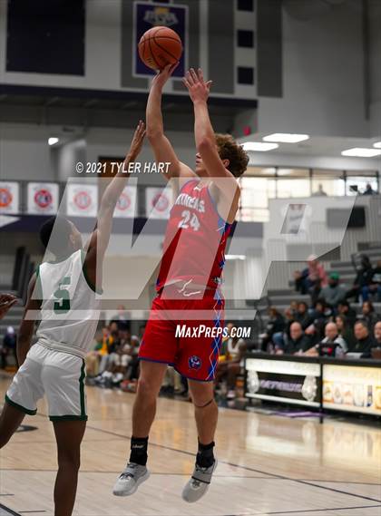 Thumbnail 2 in Indianapolis Crispus Attucks vs. Linton-Stockton (Sneakers for Santa Shootout) photogallery.