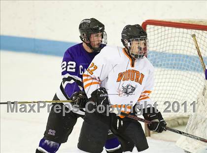 Thumbnail 2 in Springfield Cathedral vs Woburn (MIAA Super 8 Play-in) photogallery.