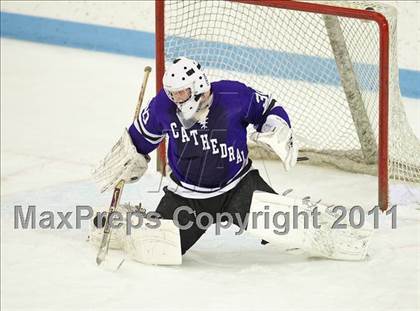 Thumbnail 1 in Springfield Cathedral vs Woburn (MIAA Super 8 Play-in) photogallery.