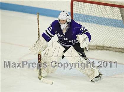 Thumbnail 3 in Springfield Cathedral vs Woburn (MIAA Super 8 Play-in) photogallery.