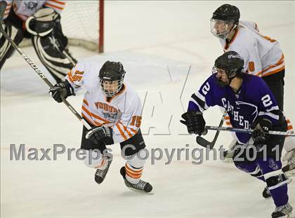Thumbnail 3 in Springfield Cathedral vs Woburn (MIAA Super 8 Play-in) photogallery.