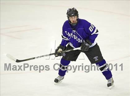 Thumbnail 2 in Springfield Cathedral vs Woburn (MIAA Super 8 Play-in) photogallery.