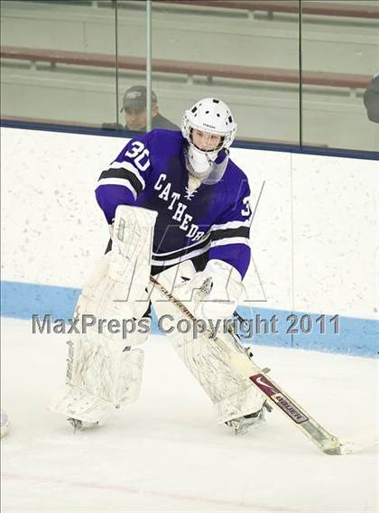 Thumbnail 2 in Springfield Cathedral vs Woburn (MIAA Super 8 Play-in) photogallery.