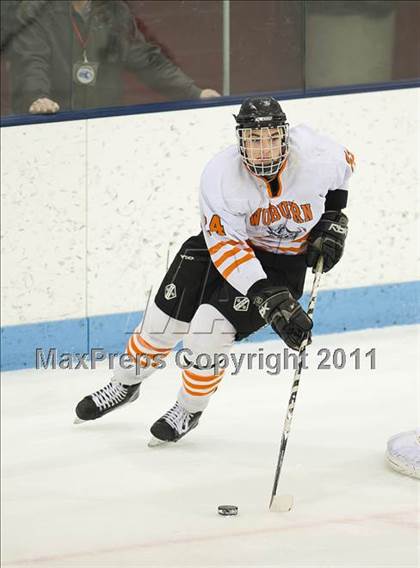 Thumbnail 1 in Springfield Cathedral vs Woburn (MIAA Super 8 Play-in) photogallery.