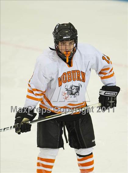 Thumbnail 2 in Springfield Cathedral vs Woburn (MIAA Super 8 Play-in) photogallery.