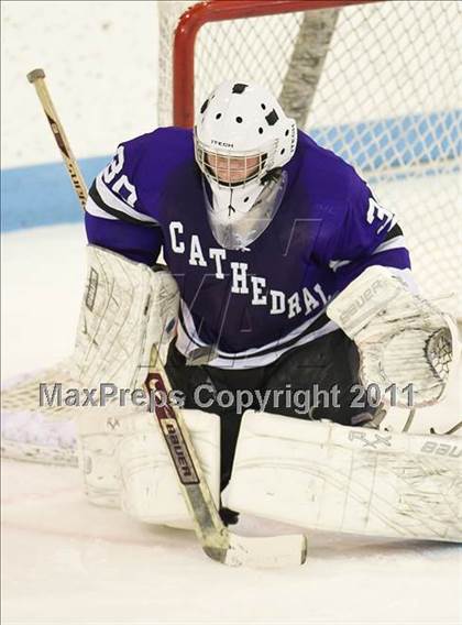 Thumbnail 3 in Springfield Cathedral vs Woburn (MIAA Super 8 Play-in) photogallery.