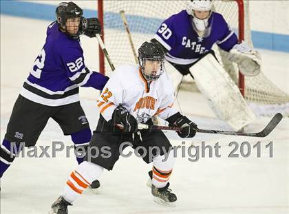 Thumbnail 1 in Springfield Cathedral vs Woburn (MIAA Super 8 Play-in) photogallery.
