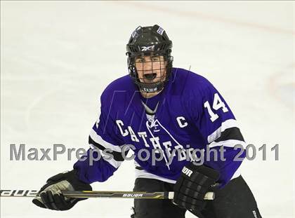 Thumbnail 1 in Springfield Cathedral vs Woburn (MIAA Super 8 Play-in) photogallery.