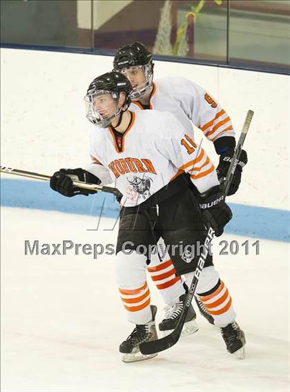 Thumbnail 2 in Springfield Cathedral vs Woburn (MIAA Super 8 Play-in) photogallery.