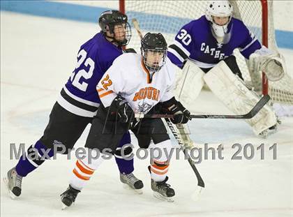 Thumbnail 2 in Springfield Cathedral vs Woburn (MIAA Super 8 Play-in) photogallery.