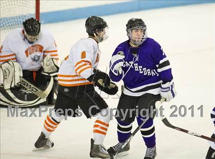 Thumbnail 1 in Springfield Cathedral vs Woburn (MIAA Super 8 Play-in) photogallery.
