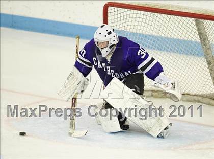 Thumbnail 2 in Springfield Cathedral vs Woburn (MIAA Super 8 Play-in) photogallery.