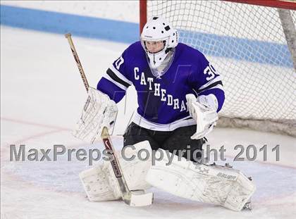 Thumbnail 3 in Springfield Cathedral vs Woburn (MIAA Super 8 Play-in) photogallery.