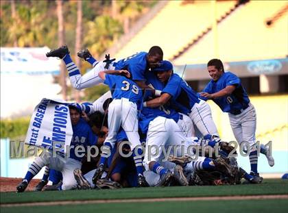 Thumbnail 3 in Palm Desert vs. Bishop Amat (CIF SS D4 Final) photogallery.