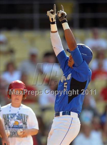 Thumbnail 3 in Palm Desert vs. Bishop Amat (CIF SS D4 Final) photogallery.