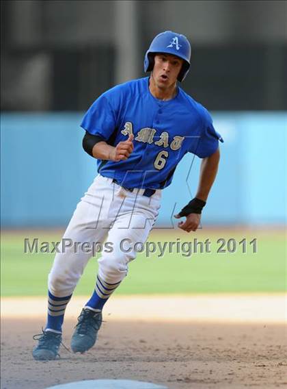 Thumbnail 3 in Palm Desert vs. Bishop Amat (CIF SS D4 Final) photogallery.