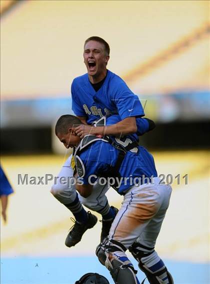 Thumbnail 3 in Palm Desert vs. Bishop Amat (CIF SS D4 Final) photogallery.
