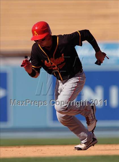 Thumbnail 3 in Palm Desert vs. Bishop Amat (CIF SS D4 Final) photogallery.