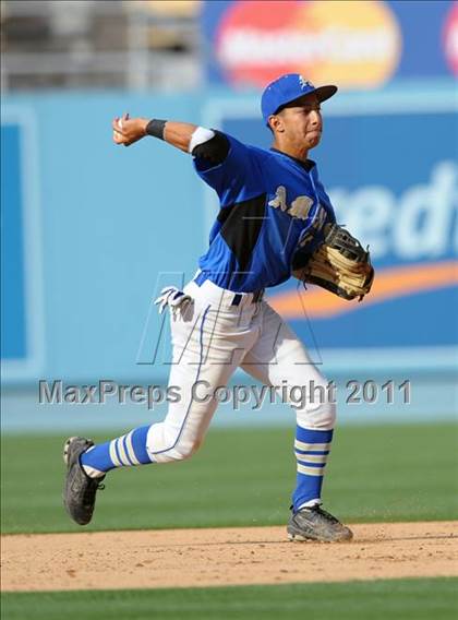 Thumbnail 3 in Palm Desert vs. Bishop Amat (CIF SS D4 Final) photogallery.