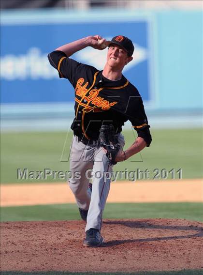 Thumbnail 3 in Palm Desert vs. Bishop Amat (CIF SS D4 Final) photogallery.
