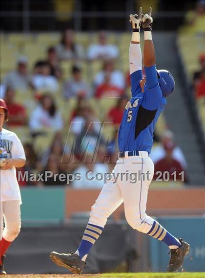 Thumbnail 2 in Palm Desert vs. Bishop Amat (CIF SS D4 Final) photogallery.