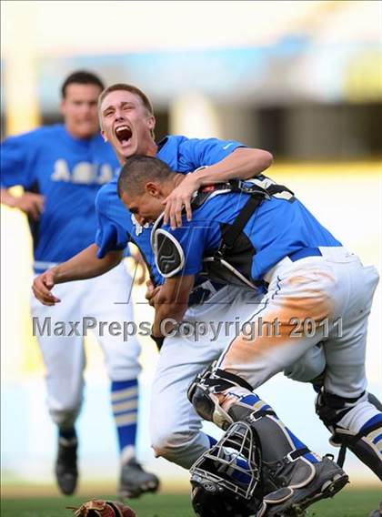 Thumbnail 3 in Palm Desert vs. Bishop Amat (CIF SS D4 Final) photogallery.