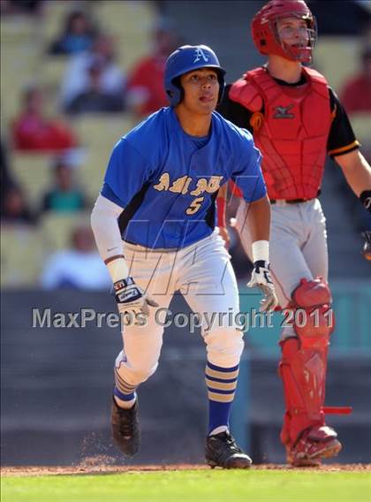 Thumbnail 3 in Palm Desert vs. Bishop Amat (CIF SS D4 Final) photogallery.