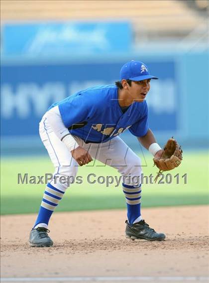 Thumbnail 1 in Palm Desert vs. Bishop Amat (CIF SS D4 Final) photogallery.