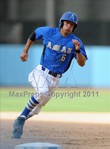 Thumbnail 1 in Palm Desert vs. Bishop Amat (CIF SS D4 Final) photogallery.