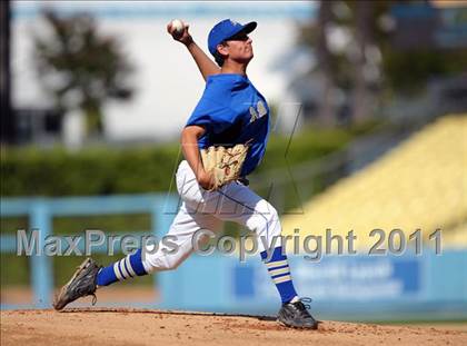 Thumbnail 3 in Palm Desert vs. Bishop Amat (CIF SS D4 Final) photogallery.