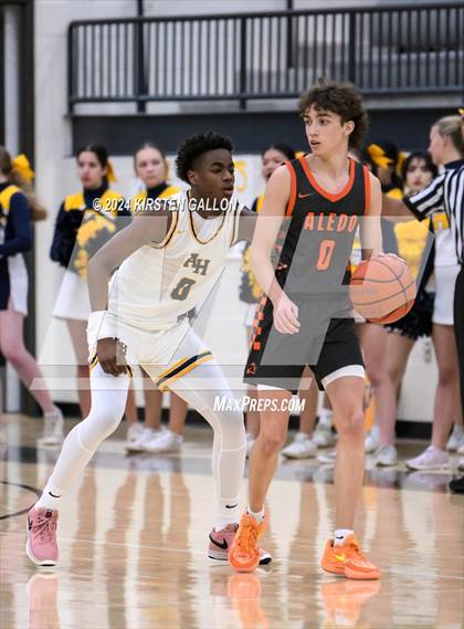 Thumbnail 3 in Aledo vs. Arlington Heights (UIL Basketball 5A Bi-District) photogallery.