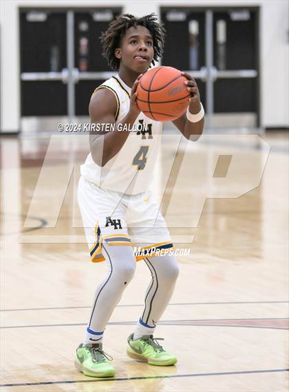 Thumbnail 3 in Aledo vs. Arlington Heights (UIL Basketball 5A Bi-District) photogallery.