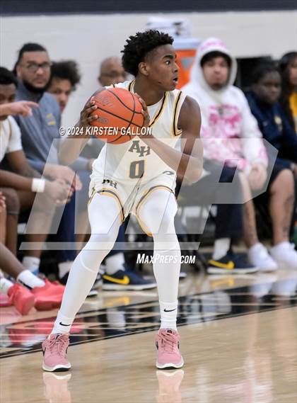 Thumbnail 3 in Aledo vs. Arlington Heights (UIL Basketball 5A Bi-District) photogallery.