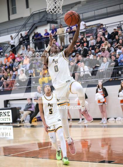 Thumbnail 1 in Aledo vs. Arlington Heights (UIL Basketball 5A Bi-District) photogallery.