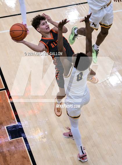 Thumbnail 1 in Aledo vs. Arlington Heights (UIL Basketball 5A Bi-District) photogallery.