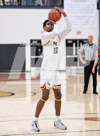Thumbnail 3 in Aledo vs. Arlington Heights (UIL Basketball 5A Bi-District) photogallery.