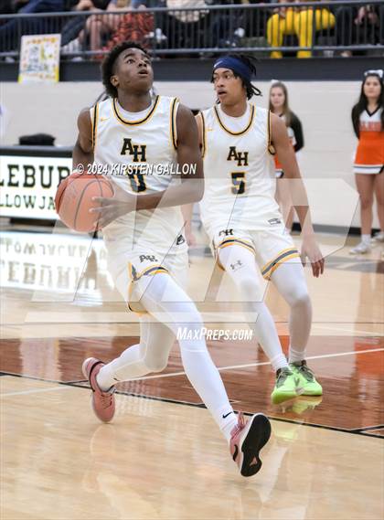 Thumbnail 3 in Aledo vs. Arlington Heights (UIL Basketball 5A Bi-District) photogallery.