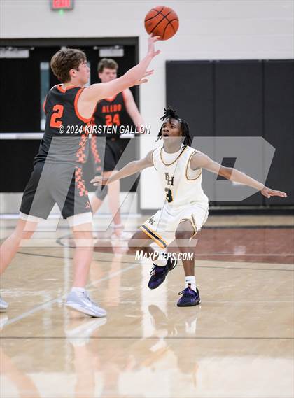 Thumbnail 3 in Aledo vs. Arlington Heights (UIL Basketball 5A Bi-District) photogallery.