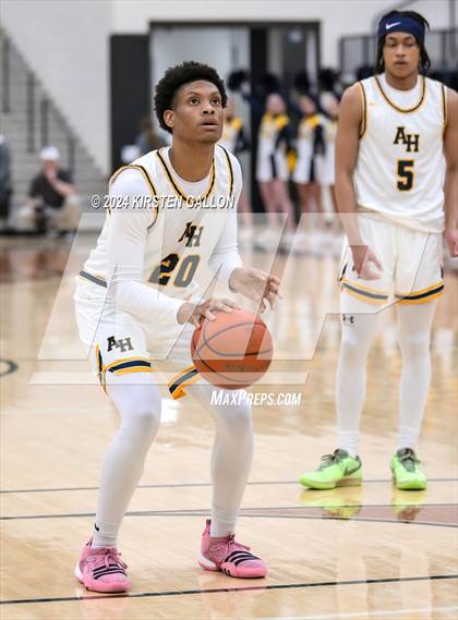 Thumbnail 3 in Aledo vs. Arlington Heights (UIL Basketball 5A Bi-District) photogallery.