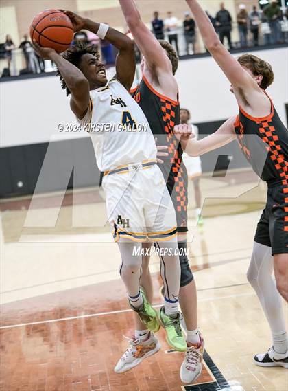 Thumbnail 3 in Aledo vs. Arlington Heights (UIL Basketball 5A Bi-District) photogallery.