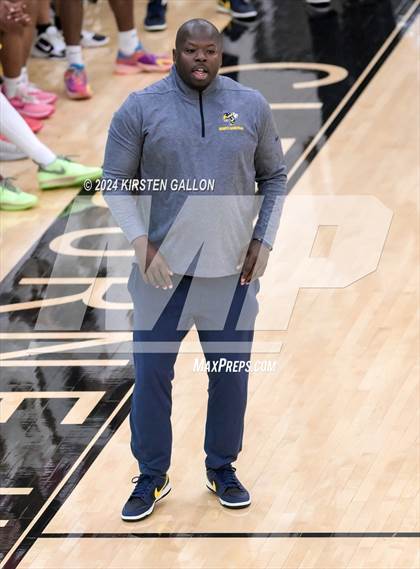 Thumbnail 3 in Aledo vs. Arlington Heights (UIL Basketball 5A Bi-District) photogallery.